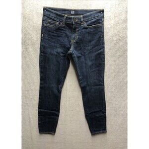 Gap Skinny Jeans Womens 25R Dark Indigo Wash Legging Skimmer Stretch Denim